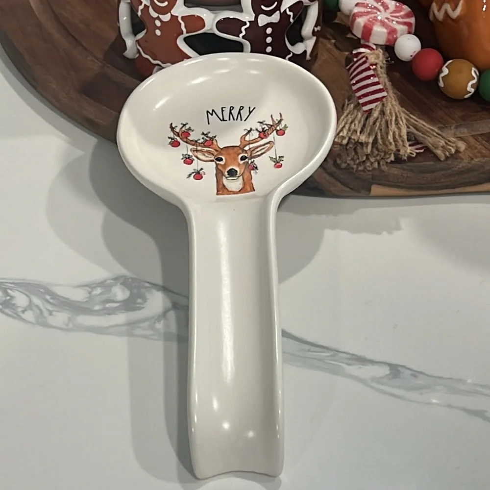 Cute Rae Dunn 🎄Spoon Rest